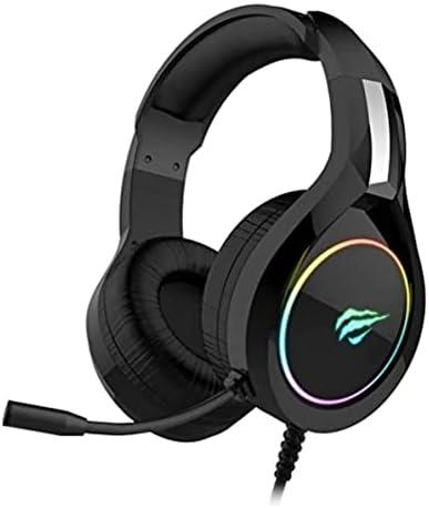 Havit HV-H2232d – Fone de Ouvido, Gamer, Iluminação RGB, com Microfone, Falante de 50mm, Conector 3.5mm