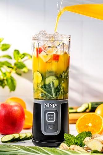 Ninja Blast Liquidificador Portátil Bivolt, Sem Fio, Recipiente de 470ml